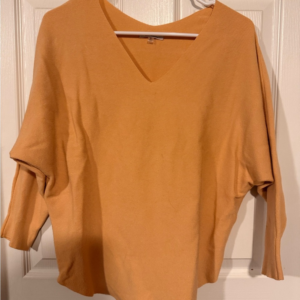 V-Neck Golden Sweater